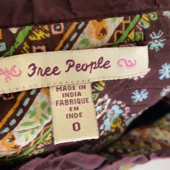 Free People Vintage Boho Floral Midi Skirt - Picture 4 of 7